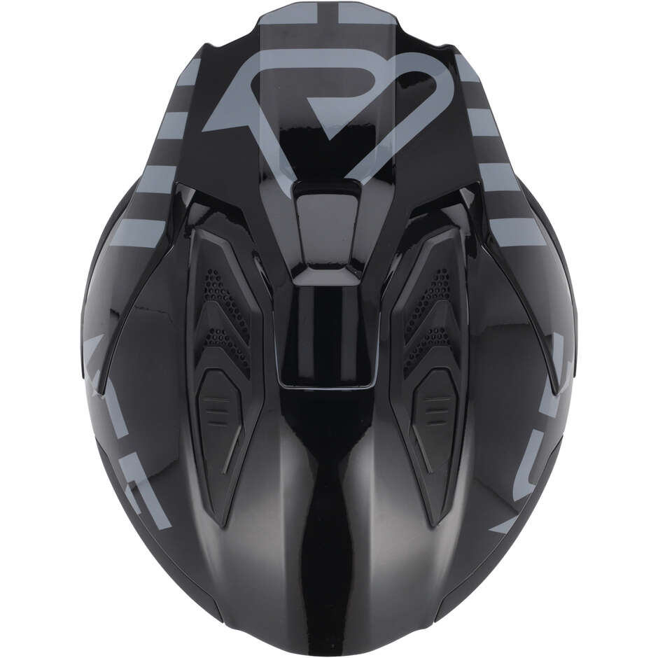 Casco Moto Jet Acerbis ARIA EVO GRAPHIC Nero/Grigio