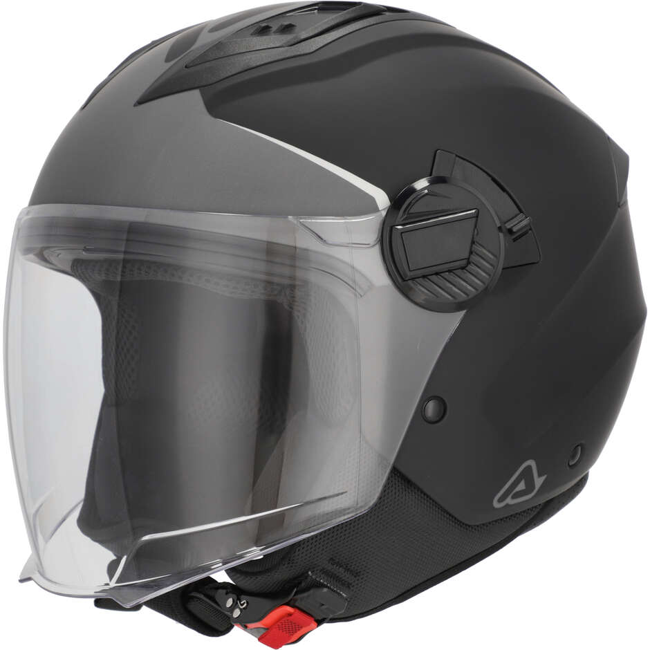 Casco Moto Jet Acerbis Levante Nero Grigio
