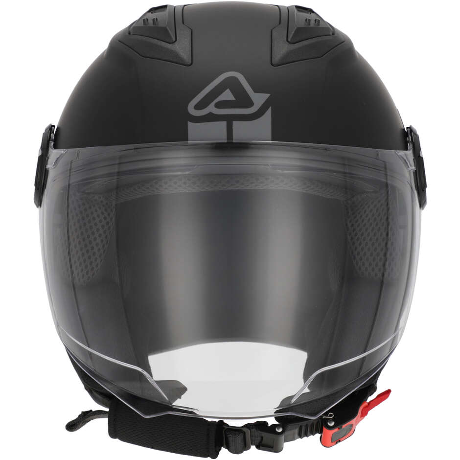 Casco Moto Jet Acerbis Levante Nero