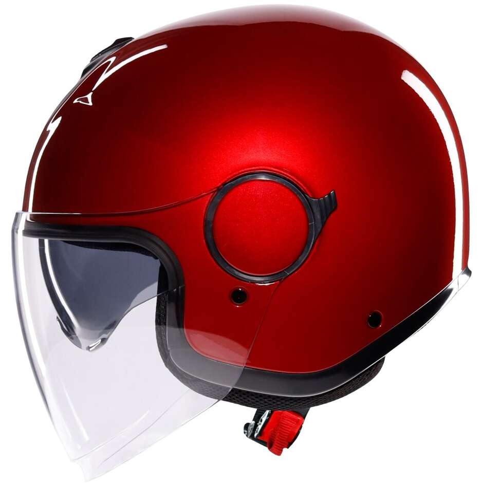 Casco Moto Jet AGV ETERES MONO CORSA Rosso