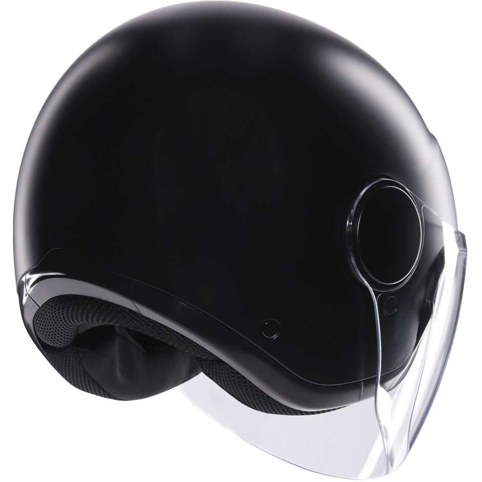 Casco Moto Jet AGV ETERES MONO Nero Opaco