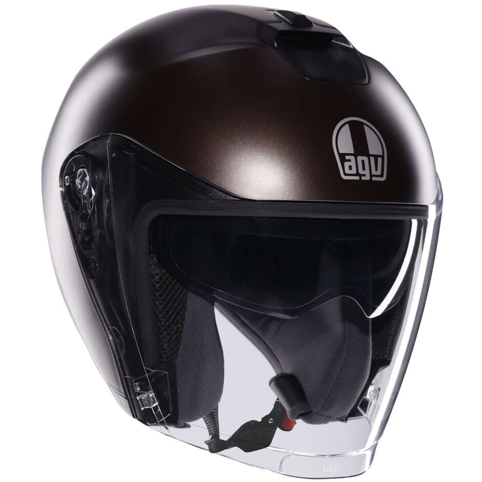 Casco Moto Jet AGV IRIDES MONO Bronzo Pregiato Opaco