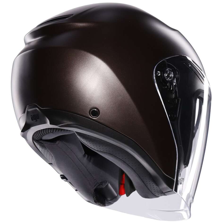 Casco Moto Jet AGV IRIDES MONO Bronzo Pregiato Opaco