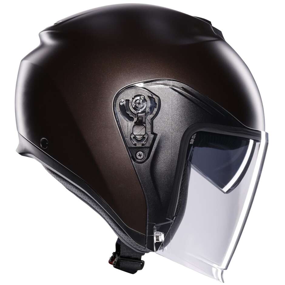 Casco Moto Jet AGV IRIDES MONO Bronzo Pregiato Opaco