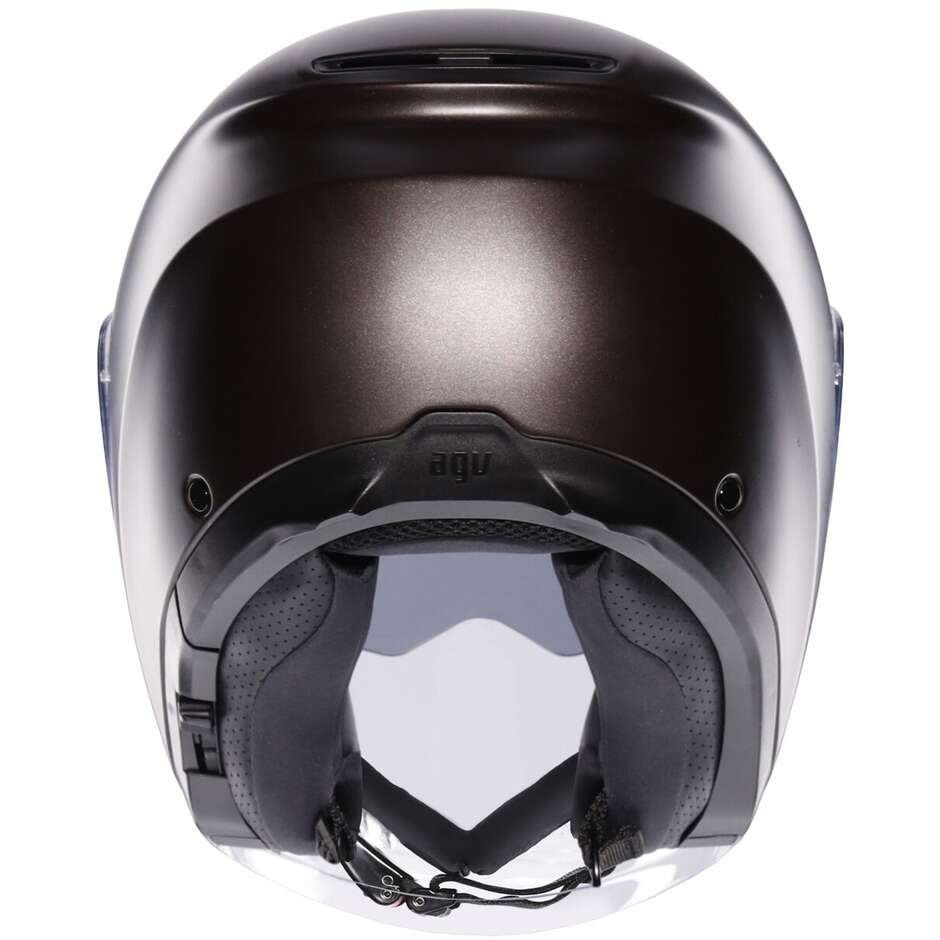 Casco Moto Jet AGV IRIDES MONO Bronzo Pregiato Opaco