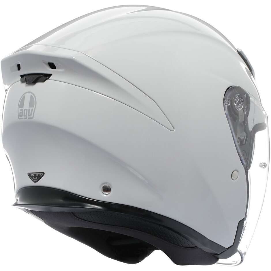 Casco Moto Jet AGV K5 JET EVO MONO Bianco Stelvio