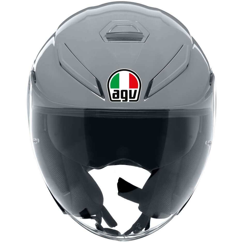 Casco Moto Jet AGV K5 JET EVO MONO NARDO Grigio