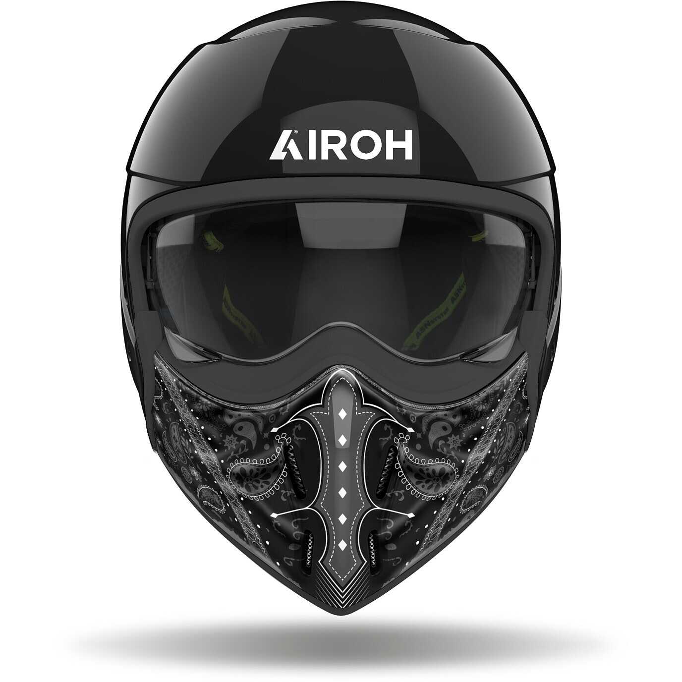 Casco Moto Airoh Storm - Integrale, Uomo, Colore Nero, Taglia XS