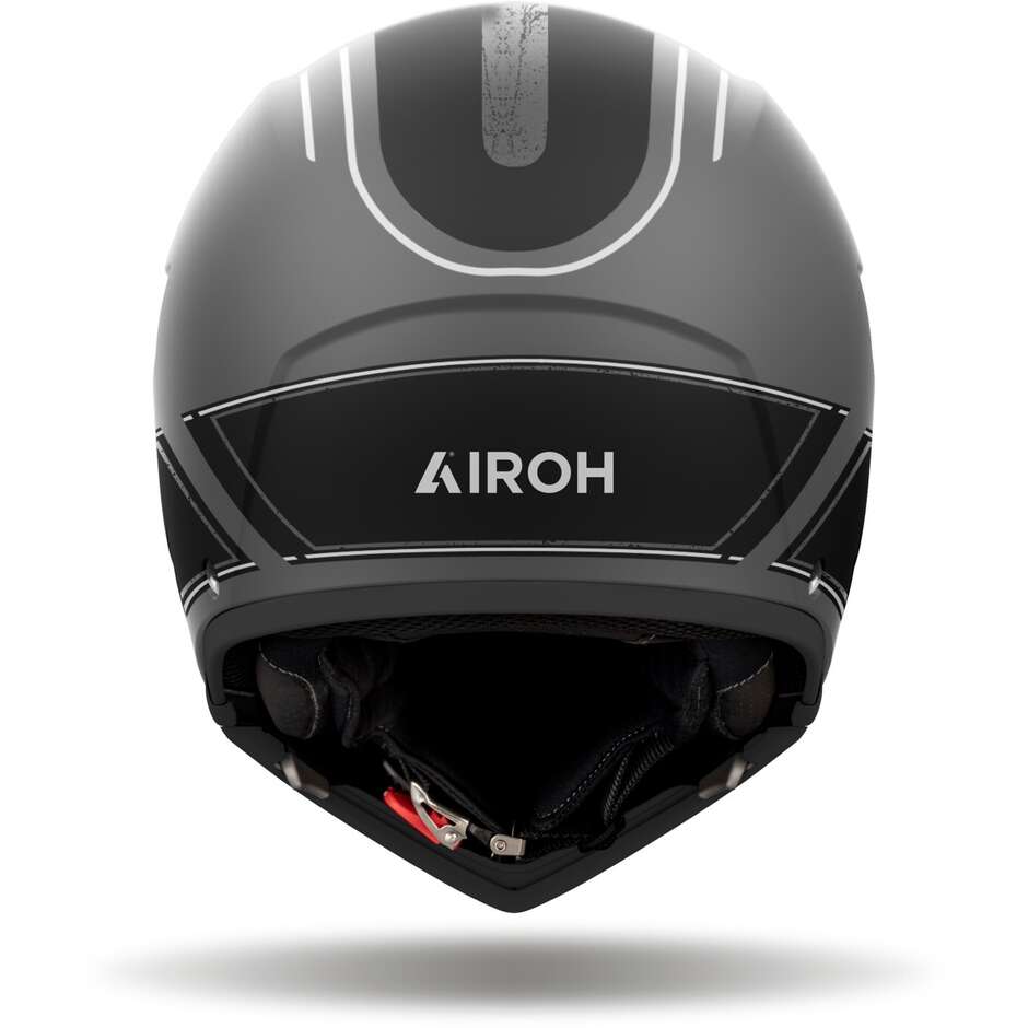 Casco Moto Jet Airoh J110 RASTER Nero Opaco