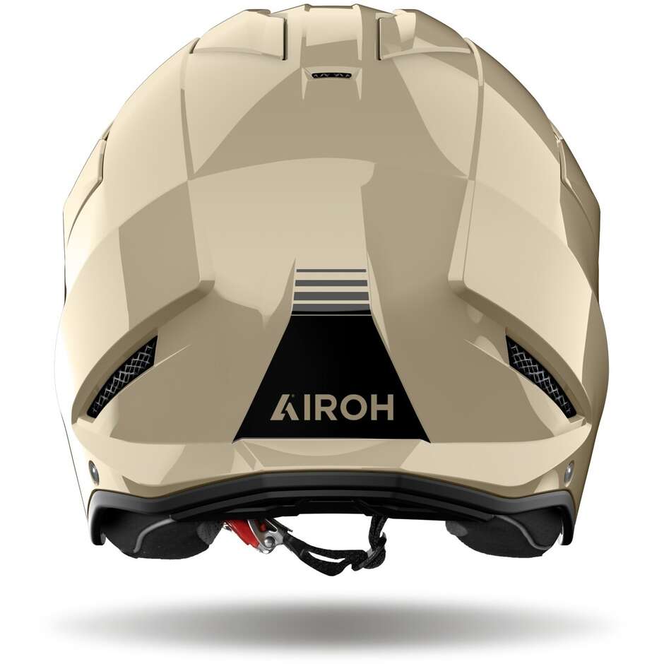 Casco Moto Jet Airoh KOMBAKT COLOR MOCHA GLOW Lucido