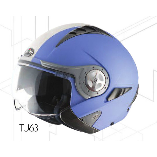 Casco Moto Jet Airoh TR-jet Doppia Visiera Bicolor Bianco Azzurro Vendita  Online - Outletmoto.eu