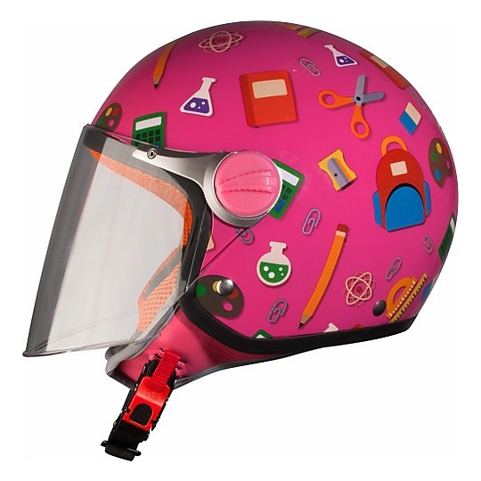 Casco Scooter Moto Bambino Ragazzo Protettivo Certificato ECE 22
