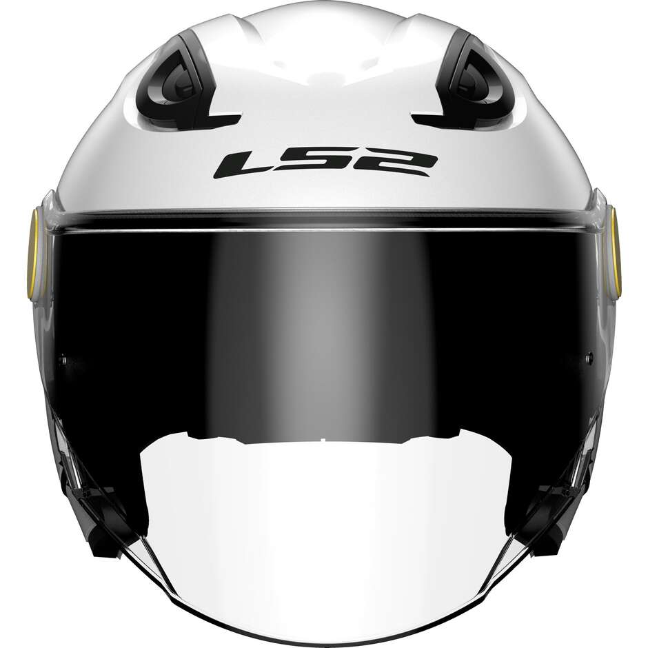 Casco Moto Jet Bambino LS2 OF622 FUNNY II SOLID Bianco