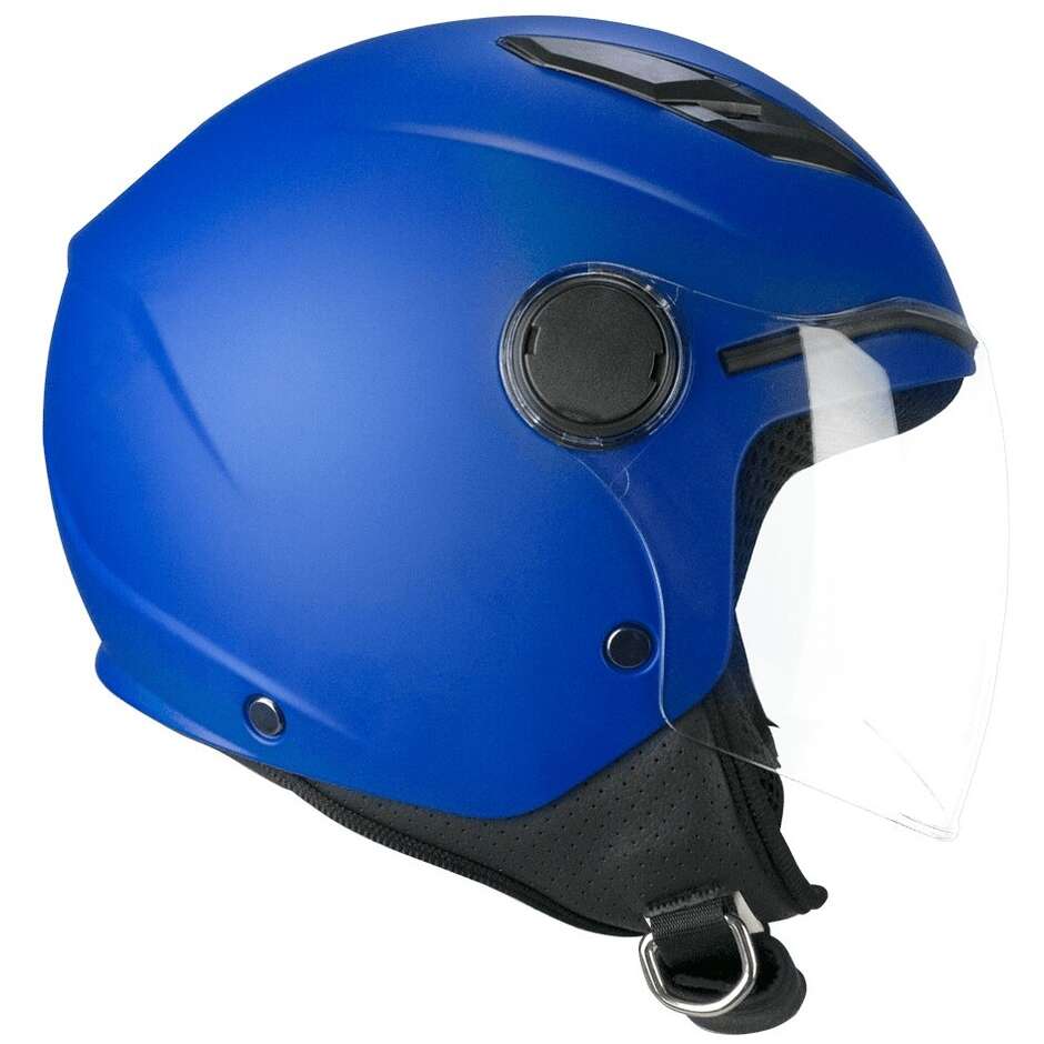Casco Moto Jet Bambino 2MHA POD MONO Blu opaco taglia S