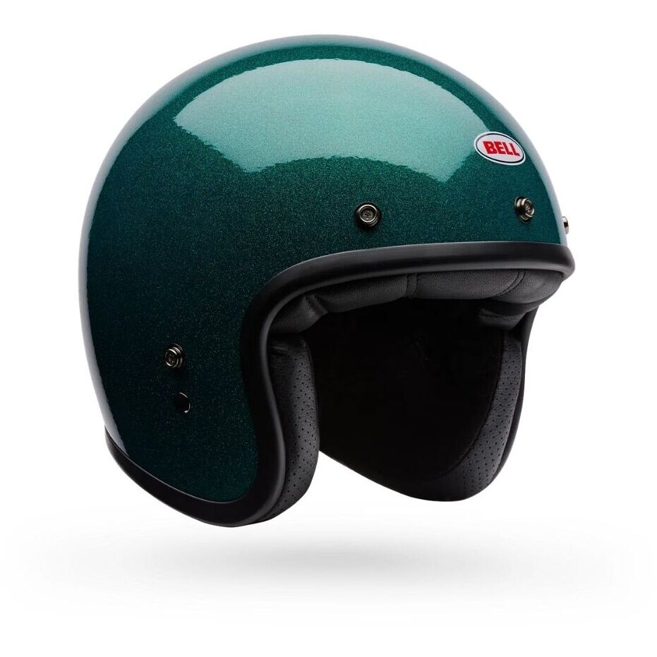 Casco Moto Jet Bell CUSTOM 500 FLAKE Emerald