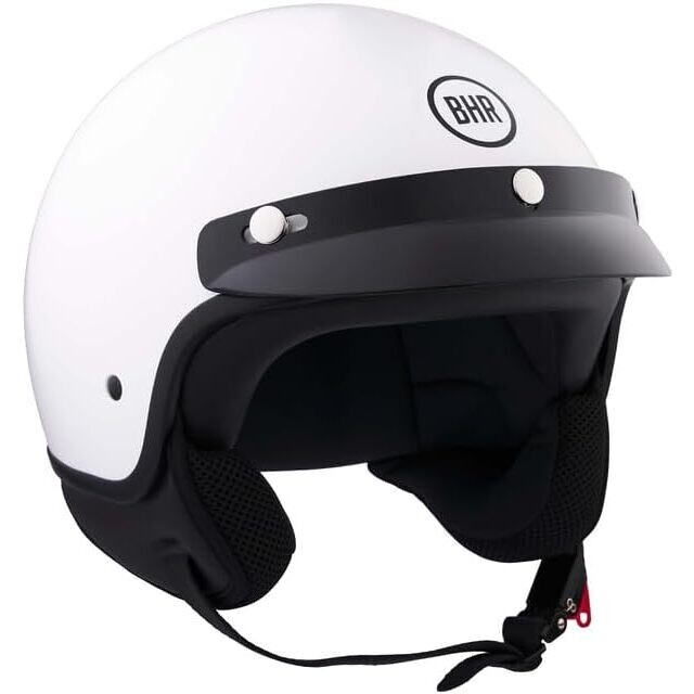 Casco Moto Jet 839 3 BOTTONI Bianco taglia XL