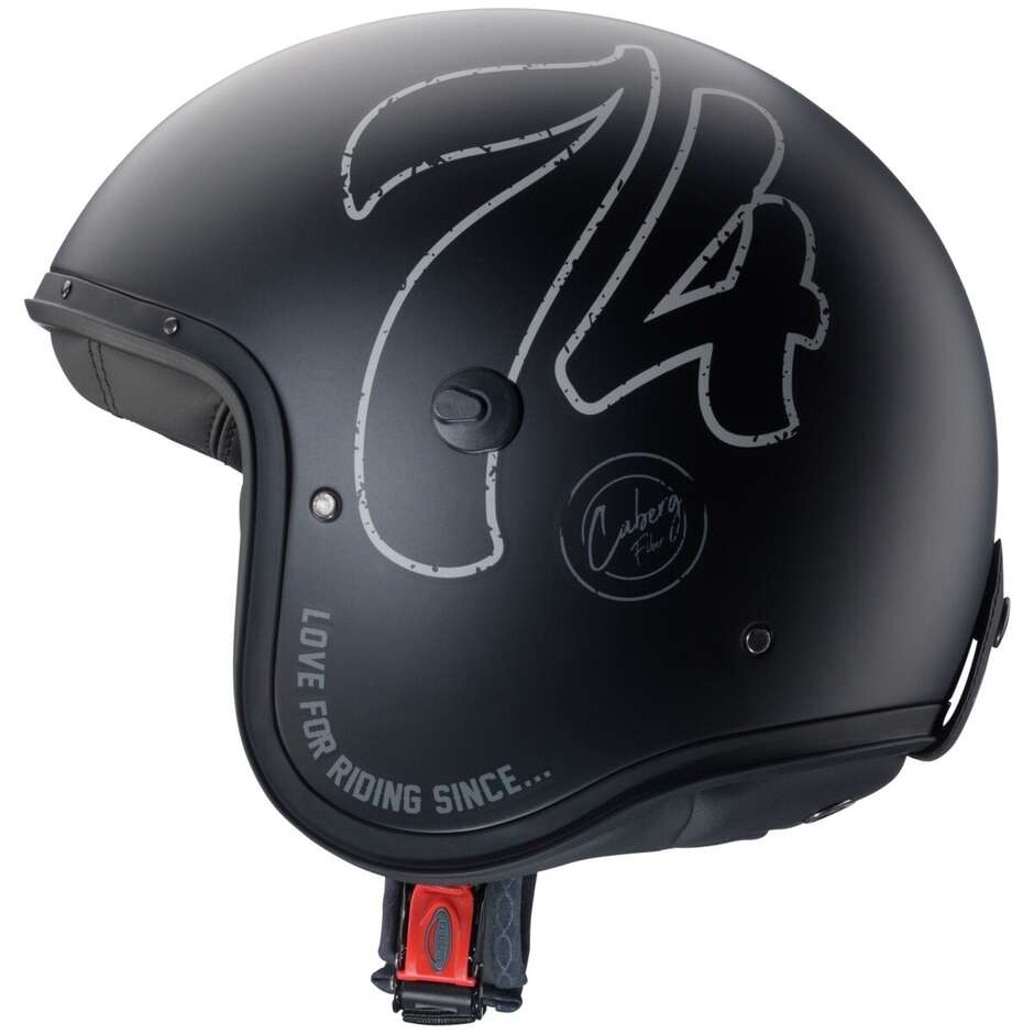 Casco Moto Jet Caberg FREERIDE X 74 Opaco Nero Antracite
