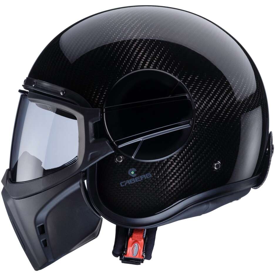 Casco Moto Jet Caberg GHOST X CARBON Lucido