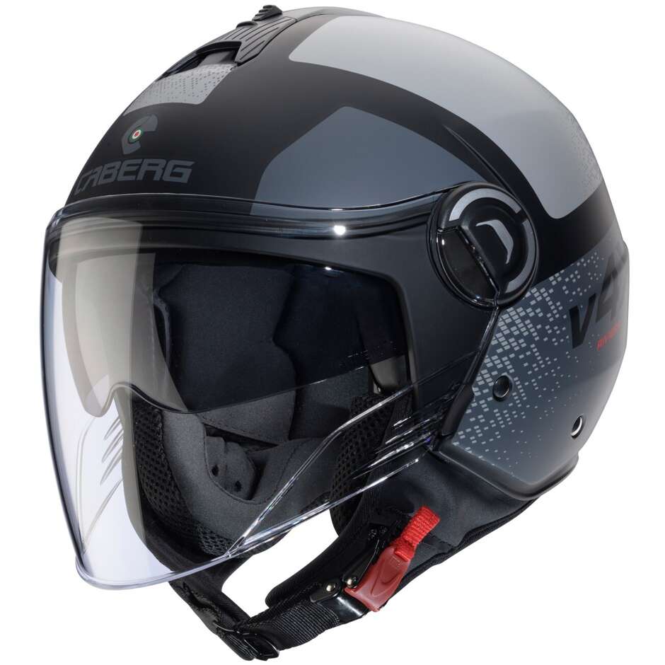 Casco Moto Jet RIVIERA V4X ALPHA Opaco Nero Antracite taglia 2X