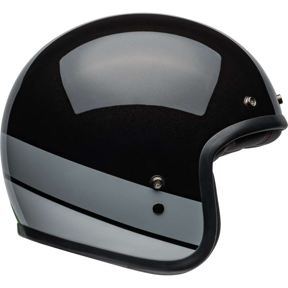 Casco Moto Jet Cafè Racer Bell CUSTOM 500 APEX FLAKE Nero 