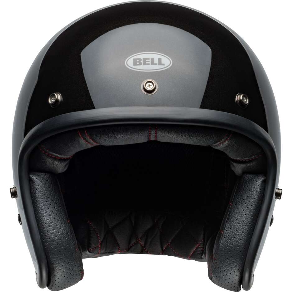 Casco Moto Jet Cafè Racer Bell CUSTOM 500 APEX FLAKE Nero 