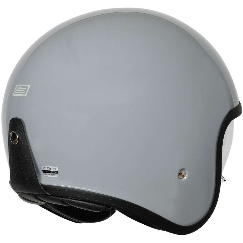 Casco Moto Jet Cafè Racer Origine SPIRIT SOLID Grigio