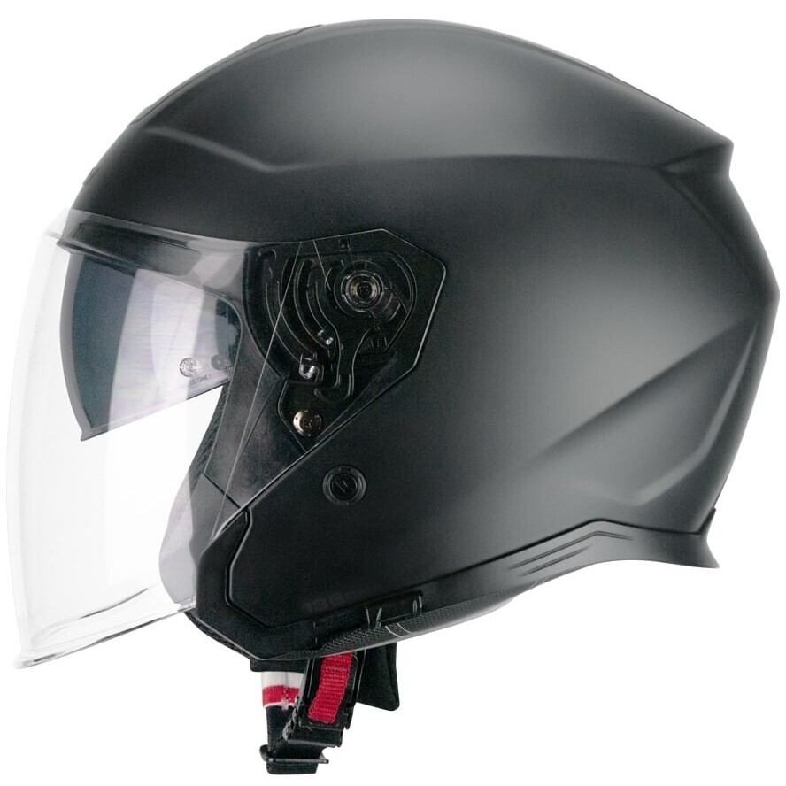 CGM 136A RNA MONO Jet Motorradhelm Mattschwarz