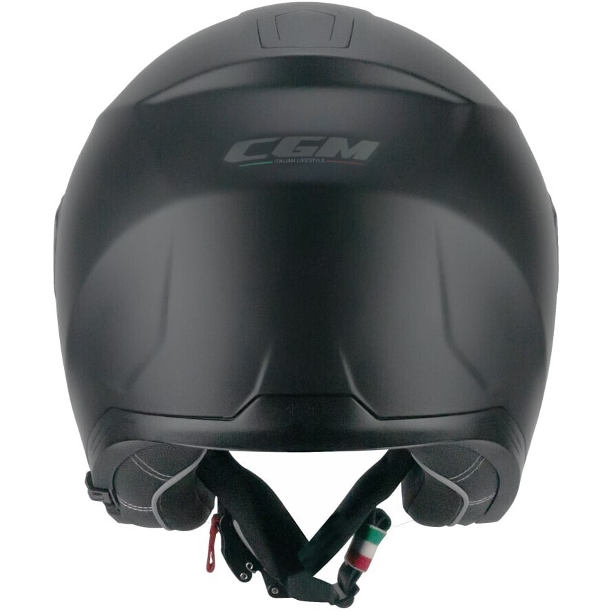 CGM 136A RNA MONO Jet Motorradhelm Mattschwarz