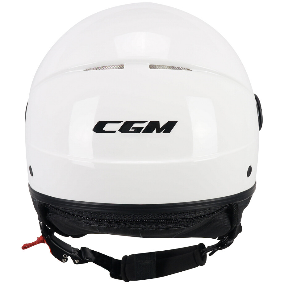 Casco Moto Jet CGM 191A PIX MONO Bianco sagomata