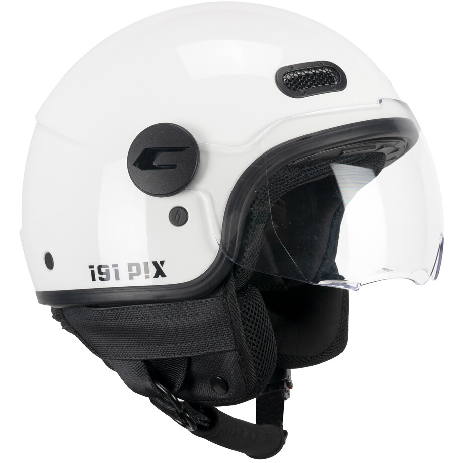 Casco Moto Jet CGM 191A PIX MONO Bianco sagomata