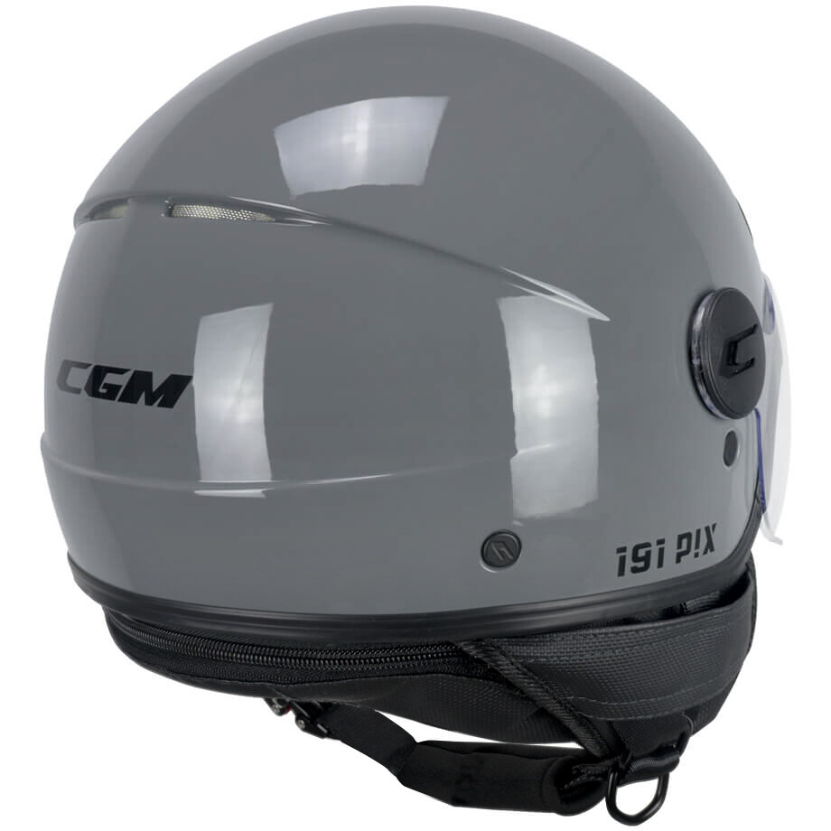 Casco Moto Jet CGM 191A PIX MONO Grigio sagomata