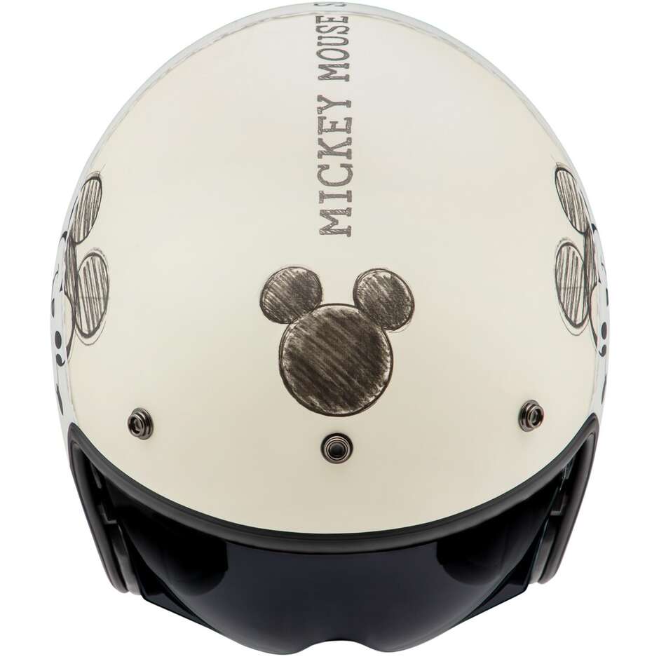 Casco Moto Jet Custom Hjc V31 DISNEY MICKEY SKETCH MC1SF