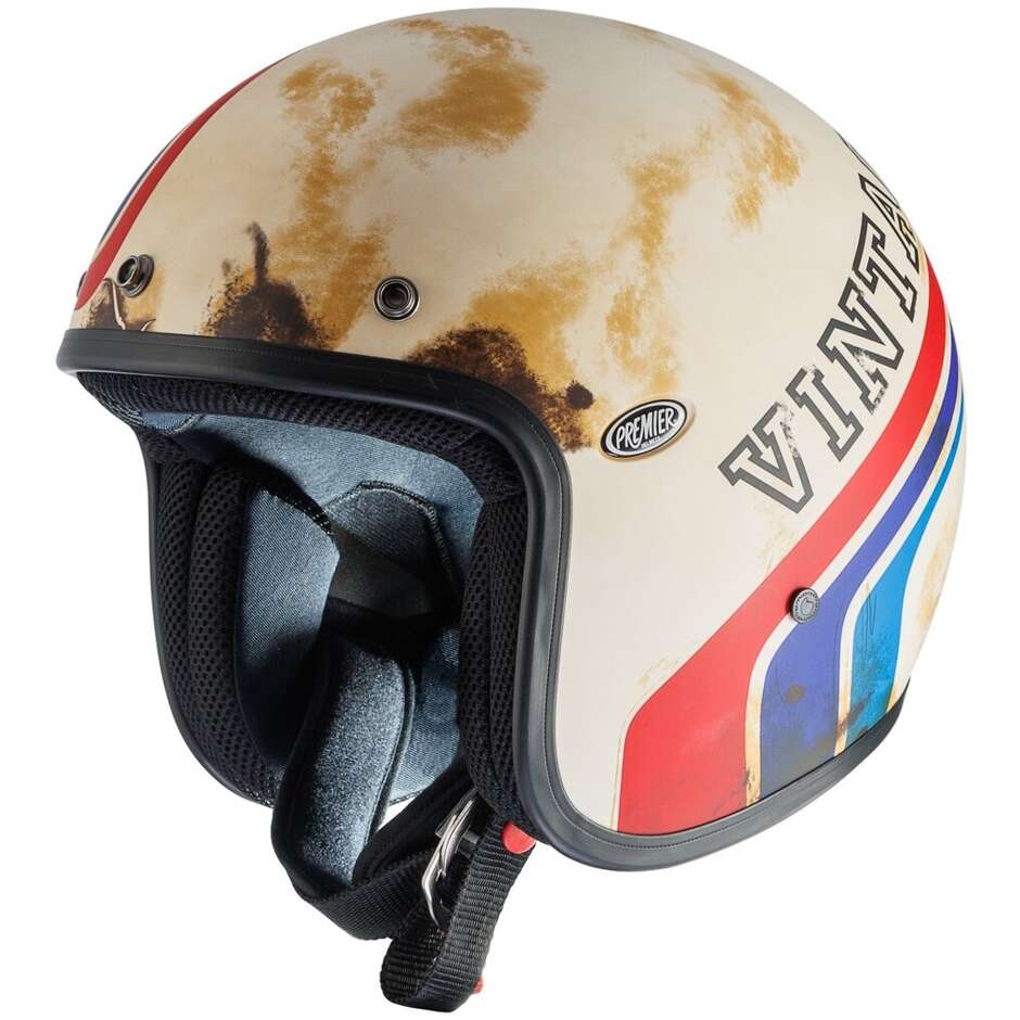 Casco Moto Jet Custom Premier   CLASSIC BTR12BM