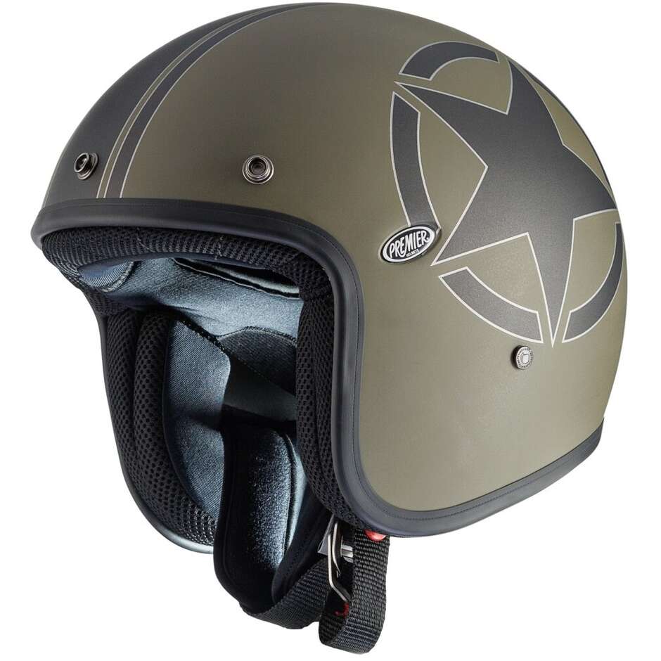 Casco Moto Jet Custom CLASSIC STAR MILY BM taglia XL