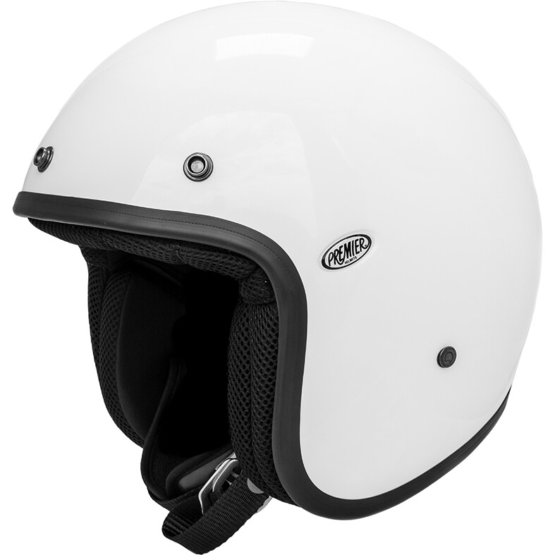 Casco Moto Jet Custom CLASSIC U8 Bianco taglia M