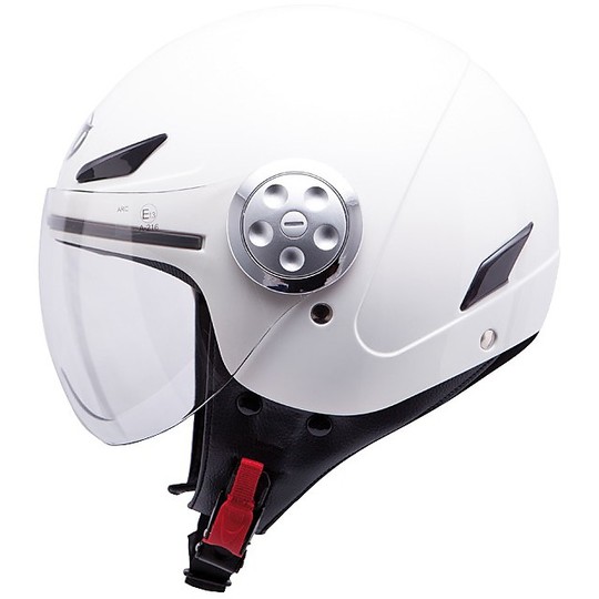 Casco Moto Jet da Bambino MT Helmets Urban Kid Solid Bianco
