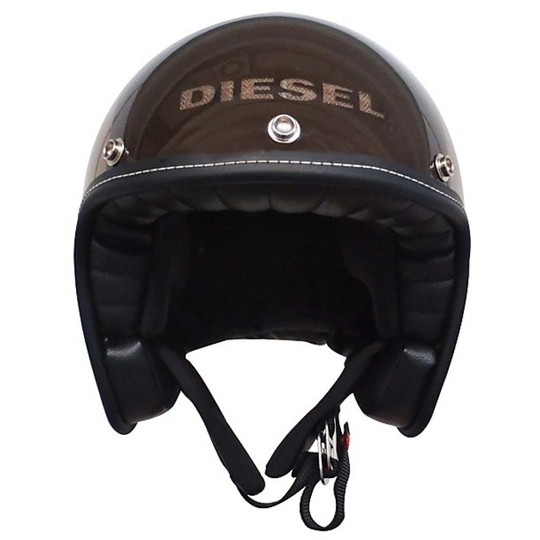 Casco Moto Jet DIESEL AGV OLD-JACK Herringbone Brown