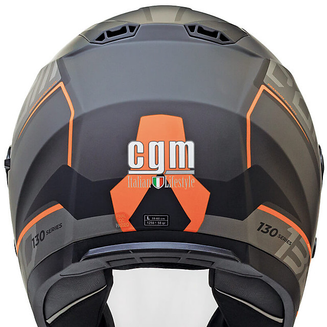 CGM Casco Jet, 130A Daytona Apache, Nero Giallo Fluo Opaco