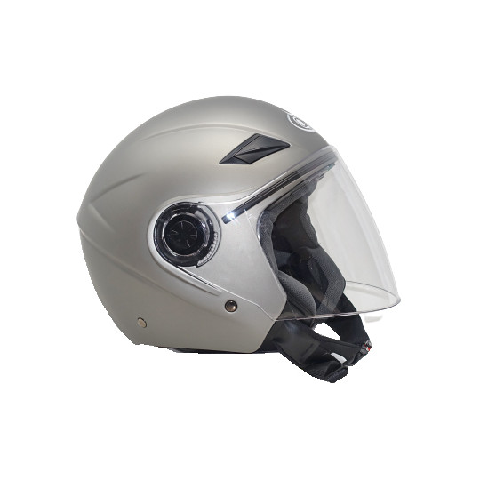 Casco Moto Jet Doppia Visiera One Alfa Multi Titanio Opaco Vendita