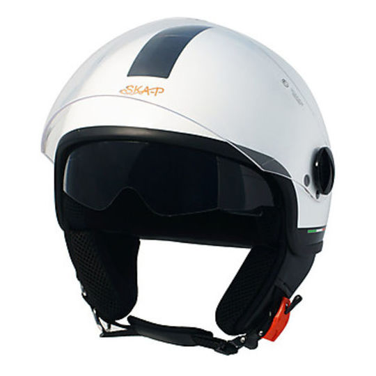 Casco Jet Doppia Visiera Ska-p Bolt Bianco Metal