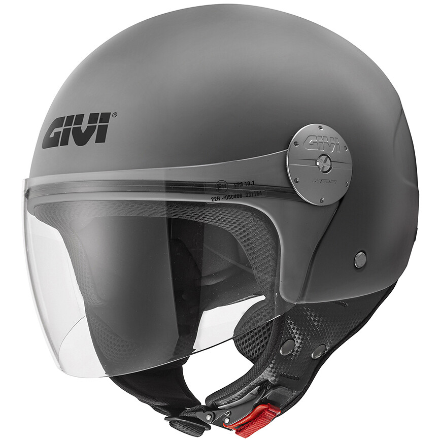 Casco Moto Jet 10.7 Evo Grigio Opaco taglia XL