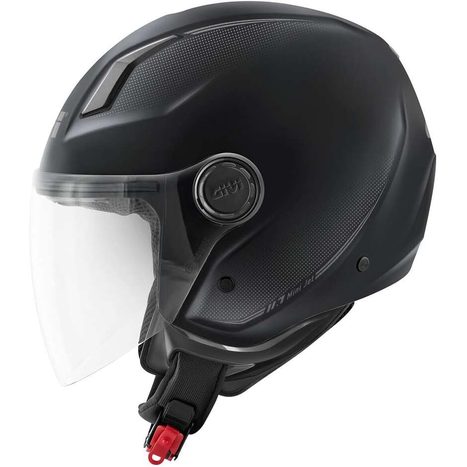 Casco Moto Jet Givi 11.7B Nero Opaco 