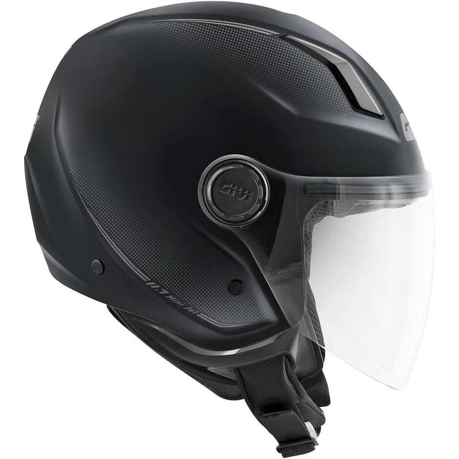 Casco Moto Jet Givi 11.7B Nero Opaco 