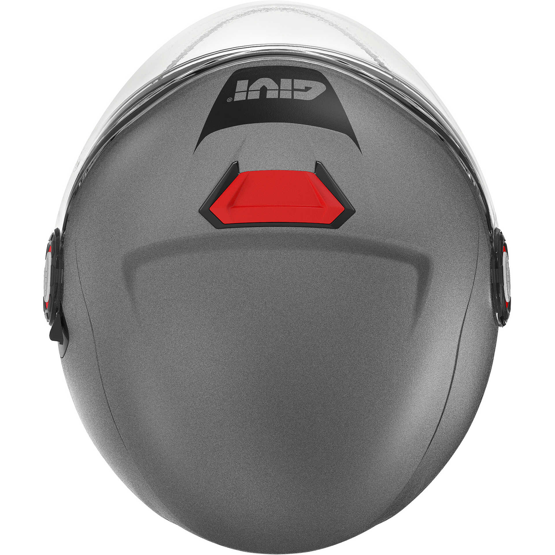 HJC I40 Casco Jet Moto - Titanio Opaco - Taglia L (59/60 Cm) - Leggero In Policarbonato Con Visierino Solare