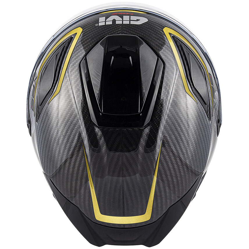 Casco Moto Jet Givi X29 CARBON Nero Oro