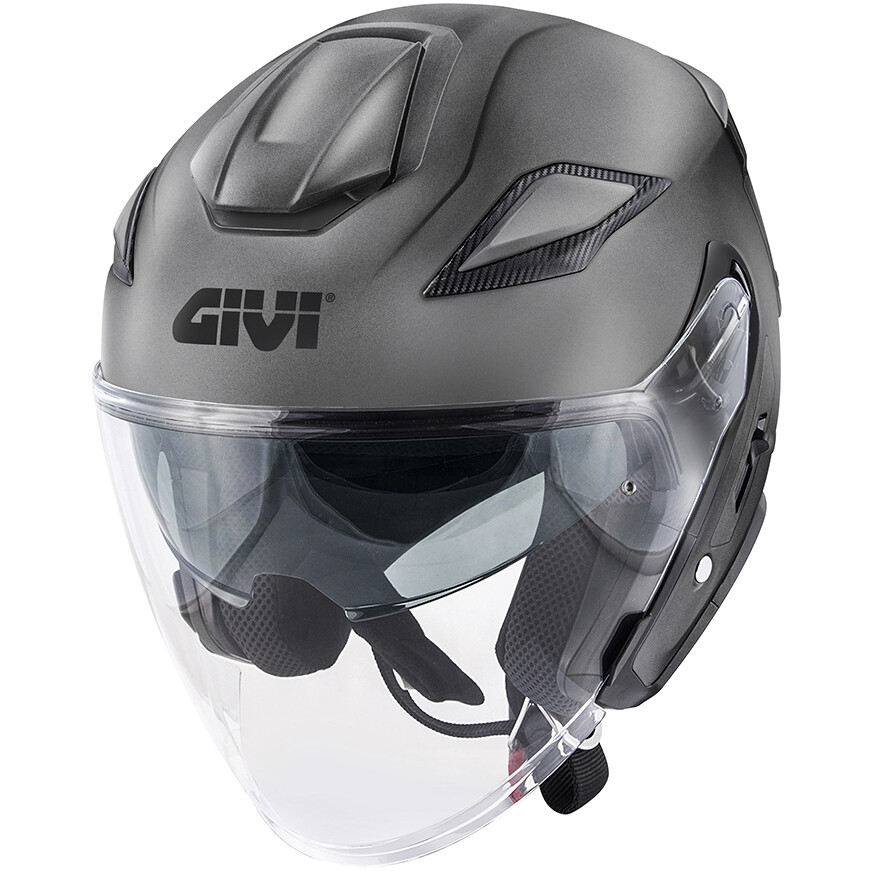 Casco Moto Jet X29 FIBRA Titanio Opaco taglia L