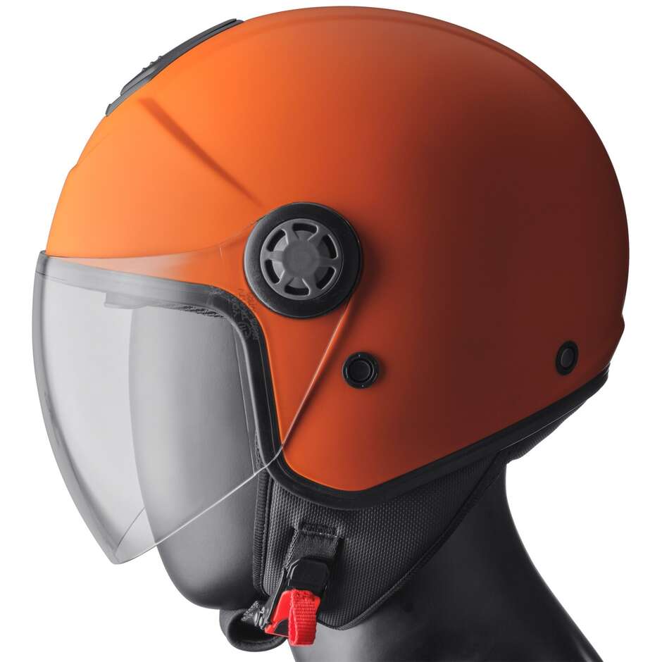 Casco Moto Jet Gelato Pesca taglia M