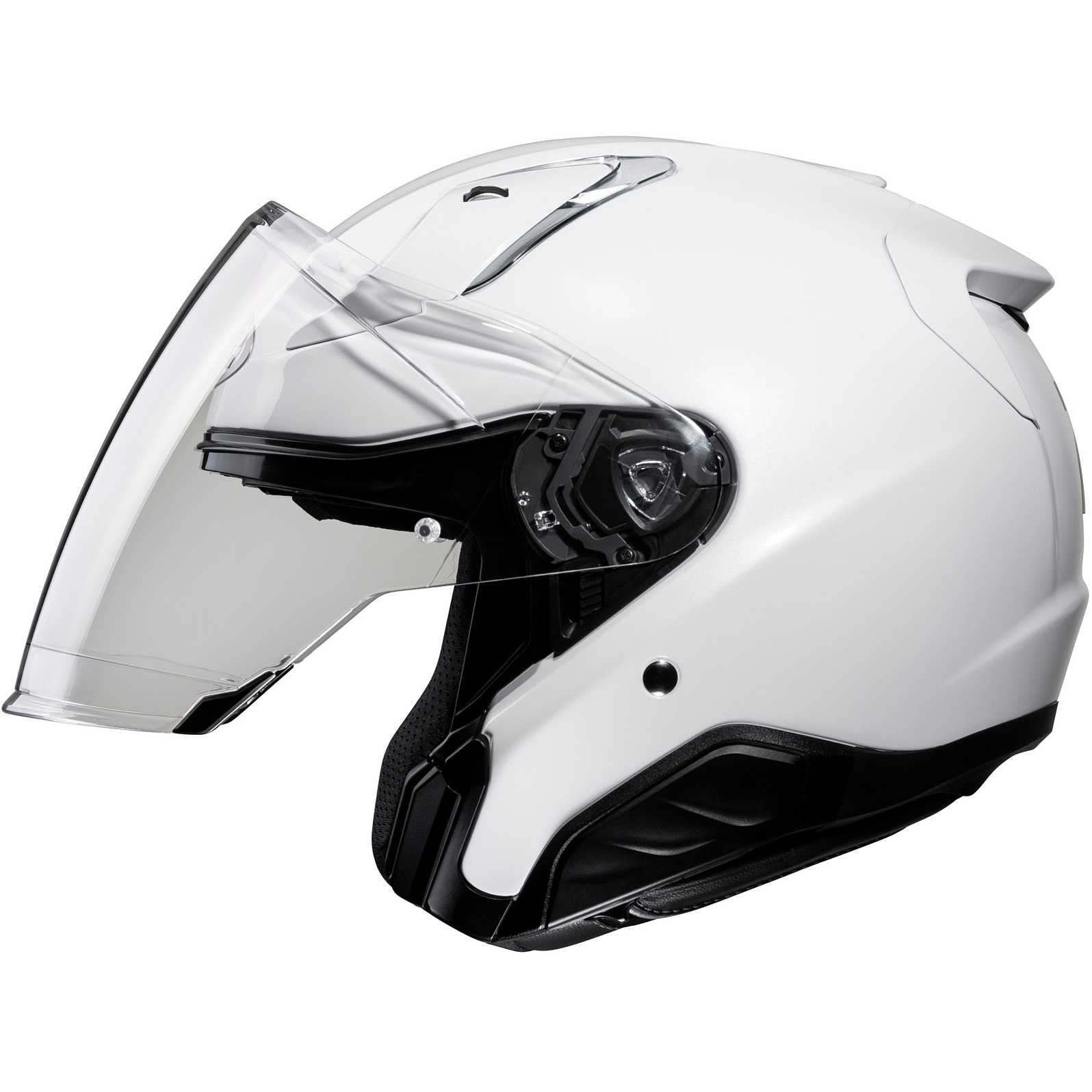 Casco Moto Integrale HJC F70 – Composito In Fibra Di Vetro – Bianco Perla (PEARL WHITE) – Taglia XS (53/54 Cm) - 2