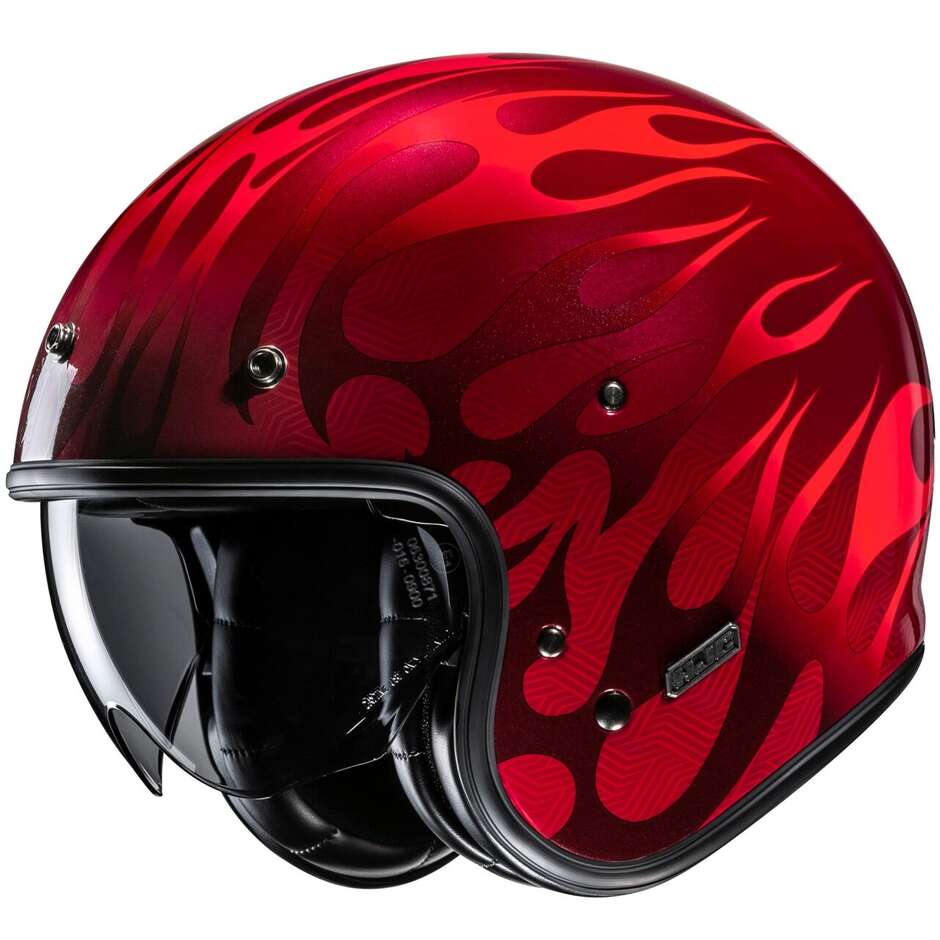 Casco Moto Jet V31 FIRO MC1 taglia XL