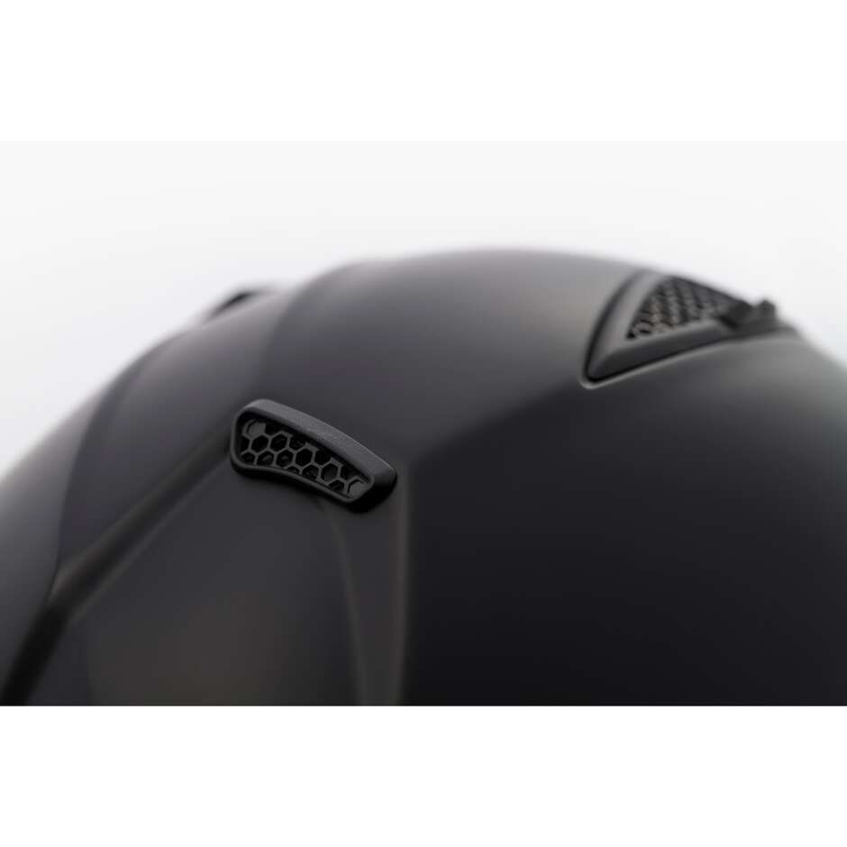 Casco Moto Jet in Fibra Blauer BET HT Monochrome Nero